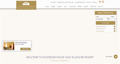 Desktop Screenshot of dundrumhousehotel.com